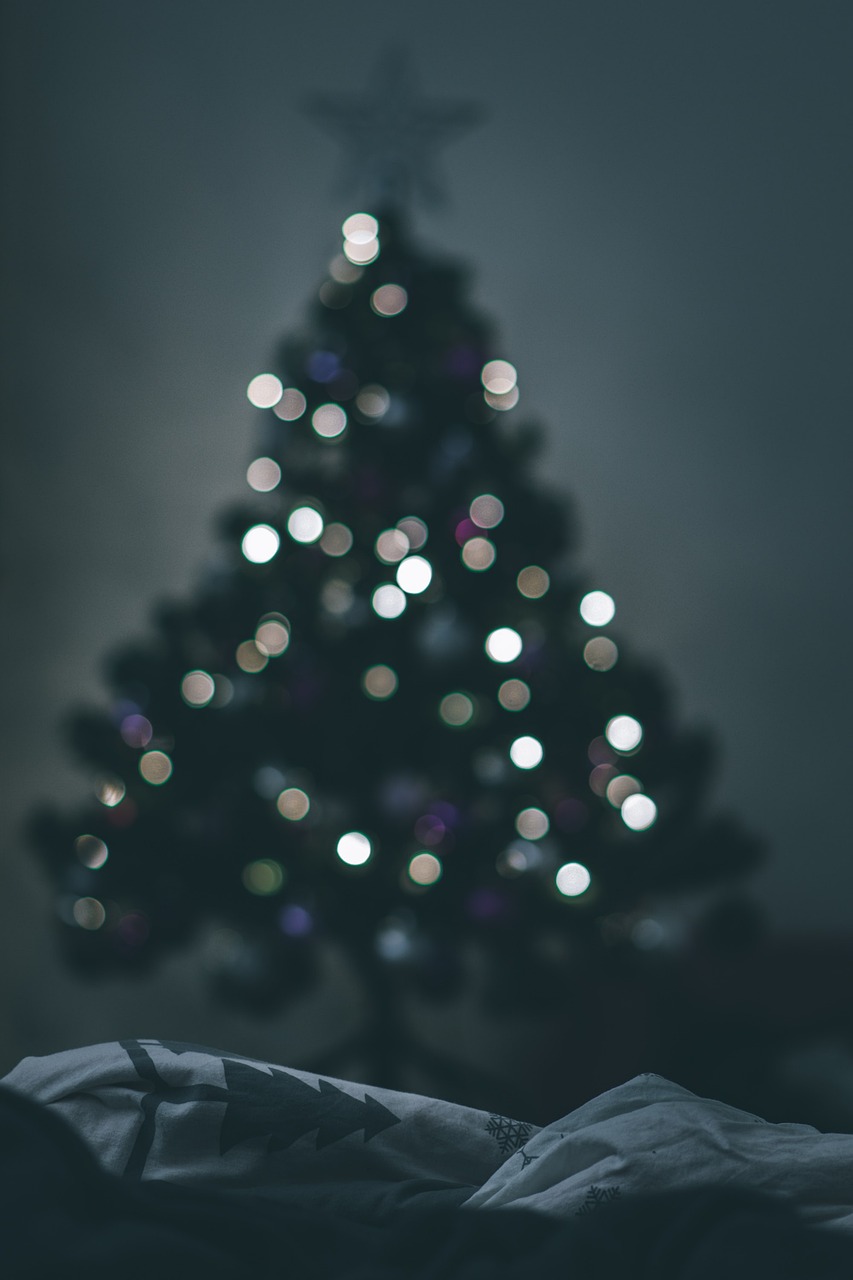 Weihnachtsbaum blurred
