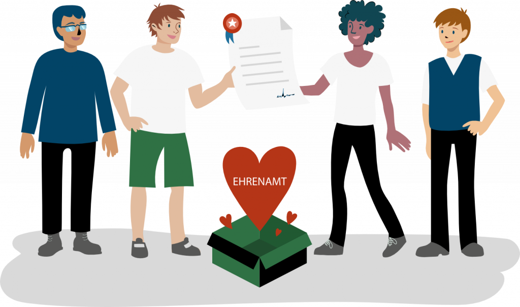 Ehrenamtliche Personen