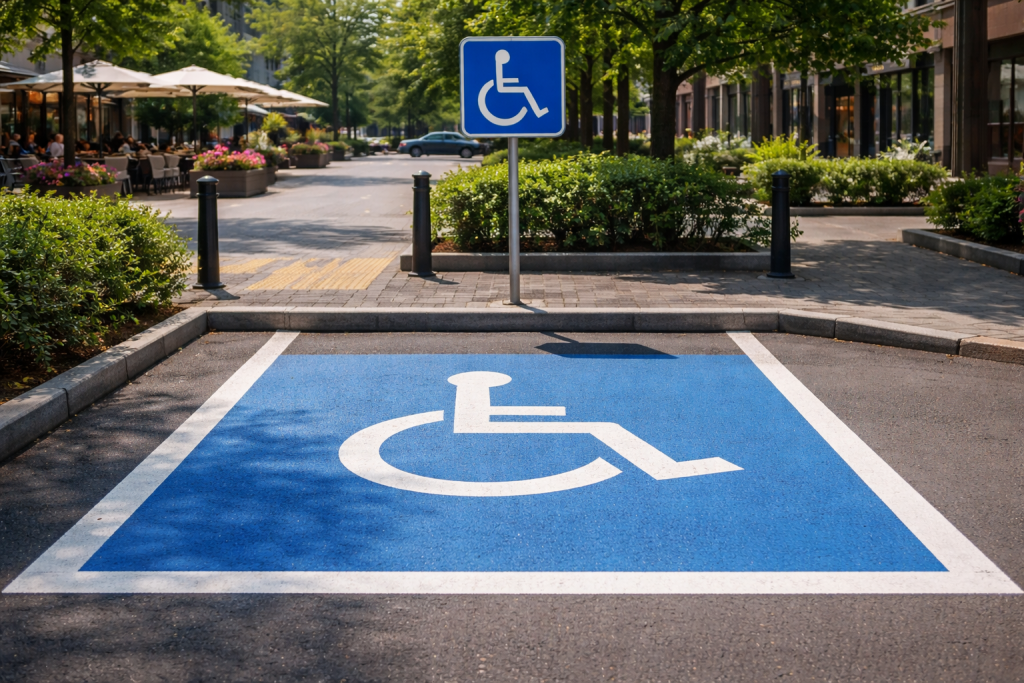Behindertenparkplatz